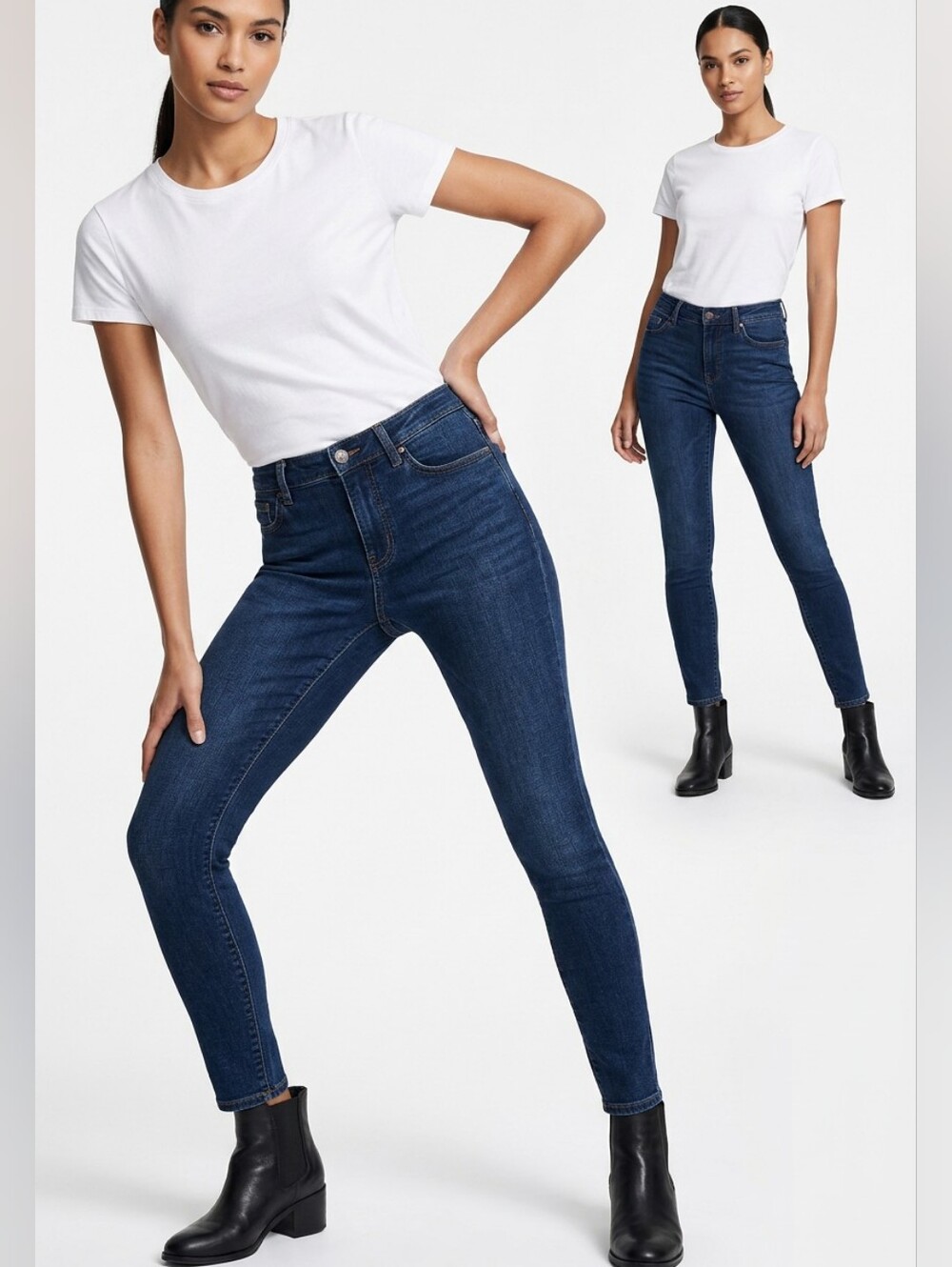 Inc denim dark wash skinny jeans. Size 10 short